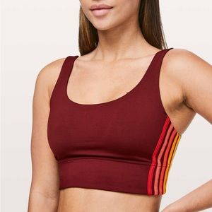 Lululemon Take A Hint Bra Deep Rouge Size 6